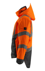 Mascot Harlow Safe Supreme zweif Warnschutzjacke – warnorange/anthrazit