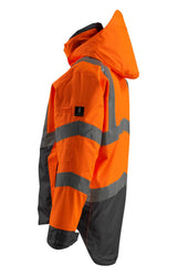 Mascot Harlow Safe Supreme zweif Warnschutzjacke – warnorange/anthrazit