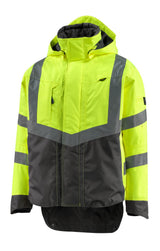 Mascot Harlow Safe Supreme zweif Warnschutzjacke – warngelb/anthrazit