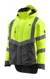 Mascot Harlow Safe Supreme zweif Warnschutzjacke – warngelb/anthrazit
