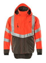Mascot Harlow Safe Supreme zweif Warnschutzjacke – rot/anthrazit