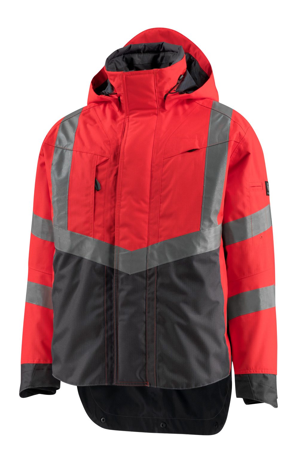 Mascot Harlow Safe Supreme zweif Warnschutzjacke – rot/anthrazit