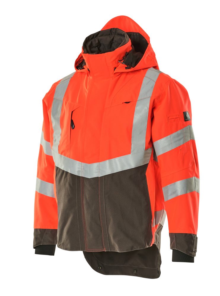 Mascot Harlow Safe Supreme zweif Warnschutzjacke – rot/anthrazit