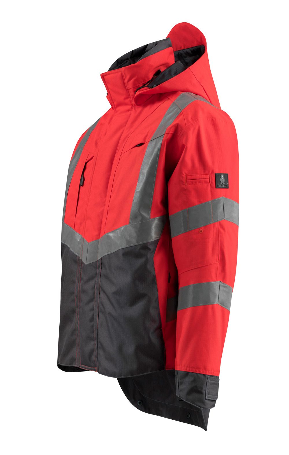 Mascot Harlow Safe Supreme zweif Warnschutzjacke – rot/anthrazit