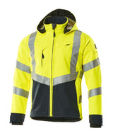 Mascot Blackpool zweifarbig WarnSoftshelljacke – gelb/schwarzblau