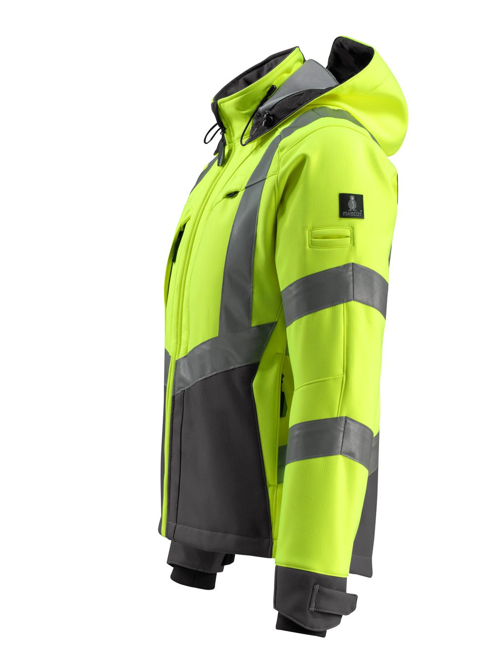 Mascot Blackpool zweifarbig WarnSoftshelljacke – gelb/schwarz
