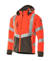 Mascot Blackpool zweifarbig WarnSoftshelljacke – rot/anthrazit