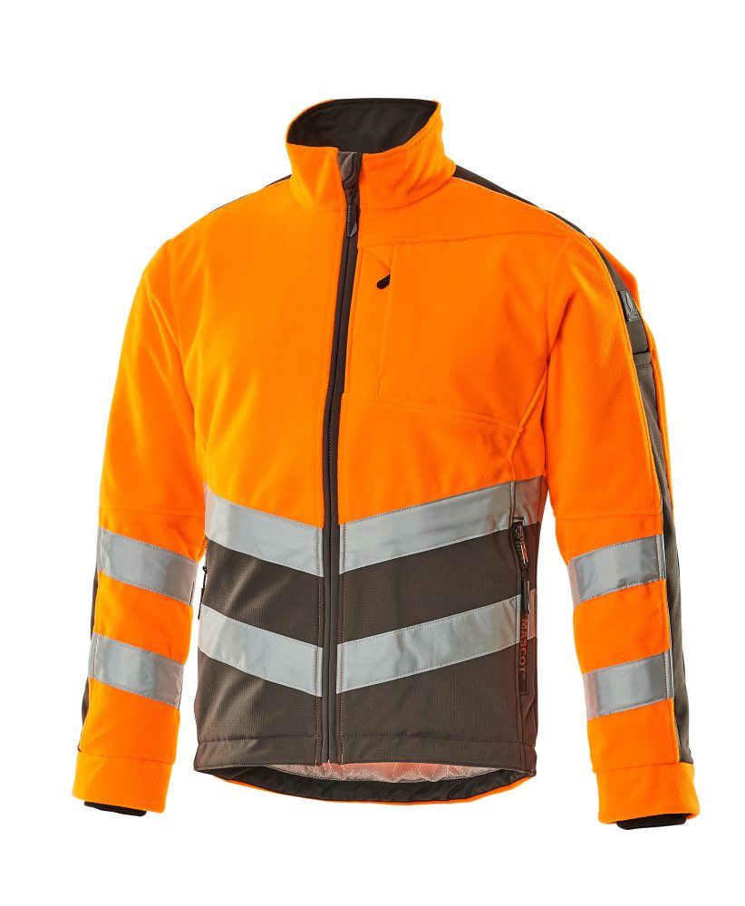 Mascot Sheffield Warnschutz Fleecejacke – warnorange/anthrazit