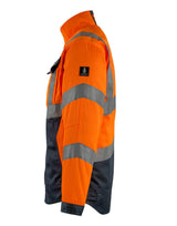 Mascot Oxford Safe Supreme Warnschutzjacke – orange/schwarzblau