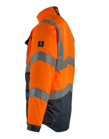 Mascot Oxford Safe Supreme Warnschutzjacke – orange/schwarzblau