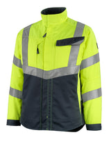 Mascot Oxford Safe Supreme Warnschutzjacke – gelb/schwarzblau