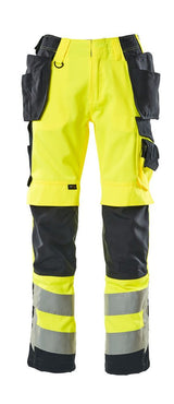 Mascot Wigan Safe Supreme Warnschutz Hose – gelb/schwarzblau