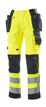 Mascot Wigan Safe Supreme Warnschutz Hose – gelb/schwarzblau