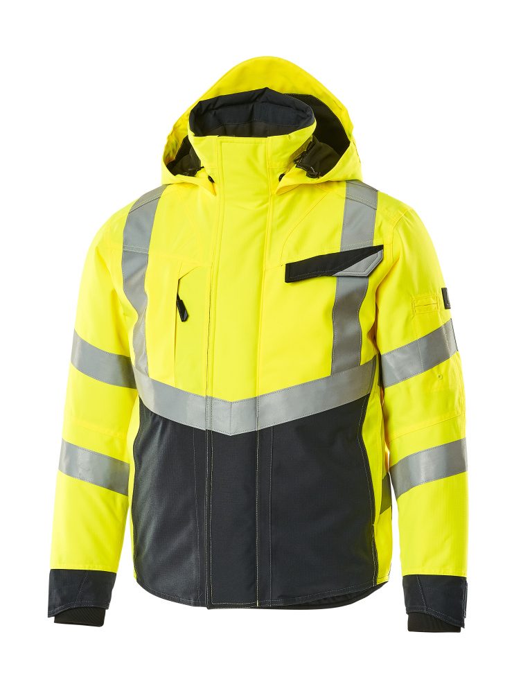 Mascot Hastings Safe Supreme zweif Warnwinterjacke – gelb/schwarzblau