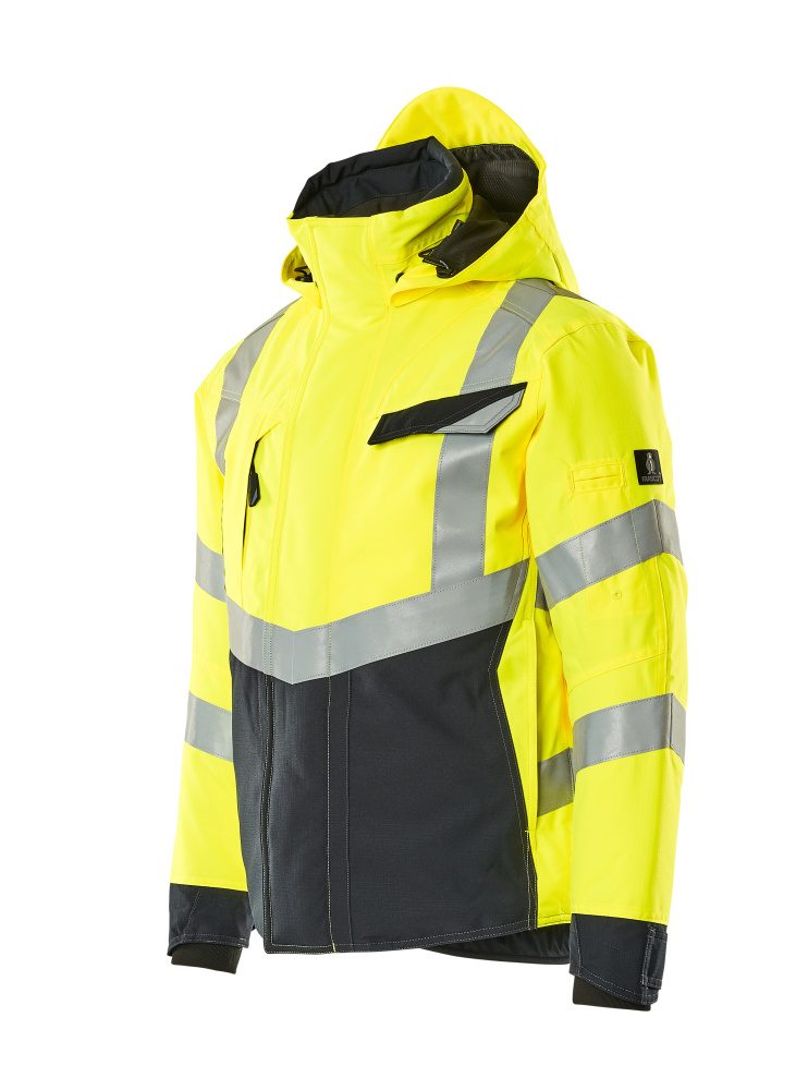 Mascot Hastings Safe Supreme zweif Warnwinterjacke – gelb/schwarzblau