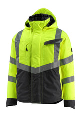 Mascot Hastings Safe Supreme zweif Warnwinterjacke – gelb/schwarz