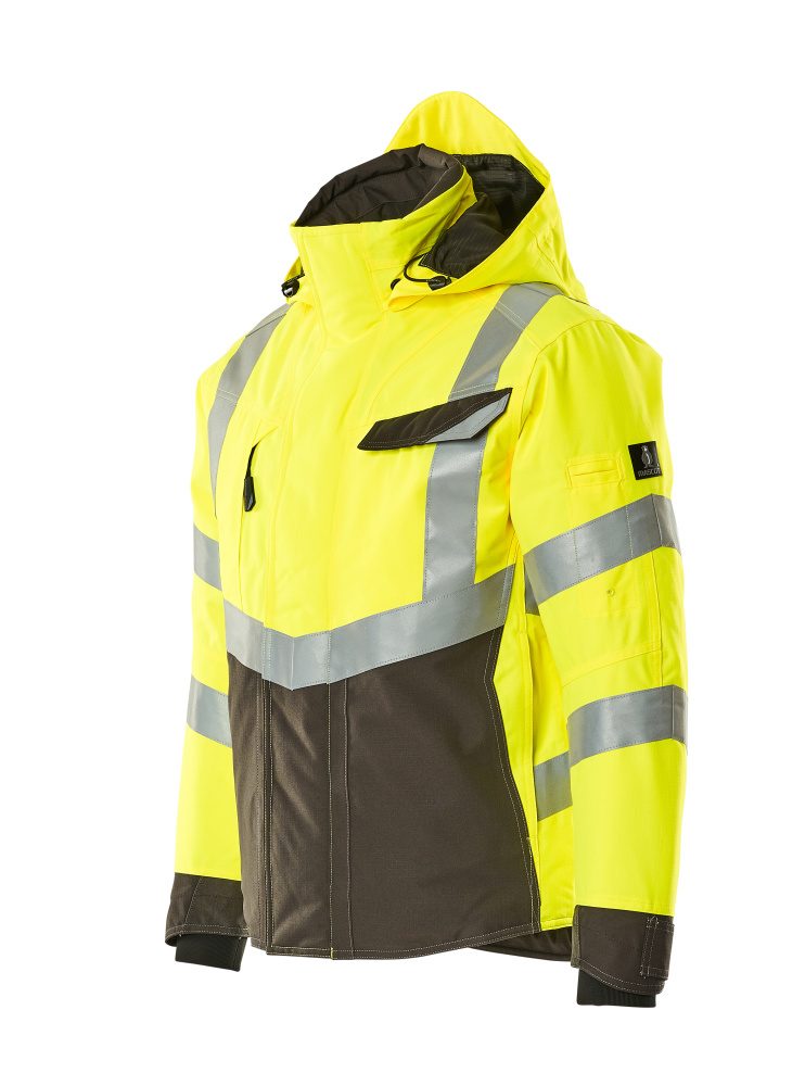 Mascot Hastings Safe Supreme zweif Warnwinterjacke – warngelb/anthrazit