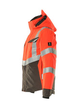 Mascot Hastings Safe Supreme zweif Warnwinterjacke – rot/anthrazit