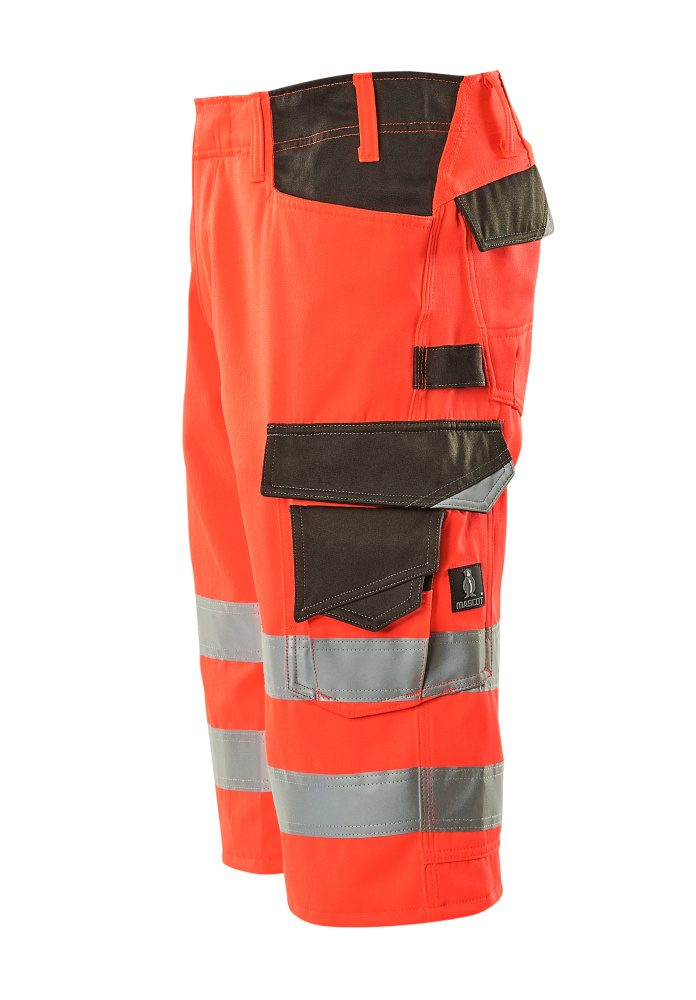 Mascot Luton Safe Supreme Warn-Piratenhose – rot/dunkelanthrazit