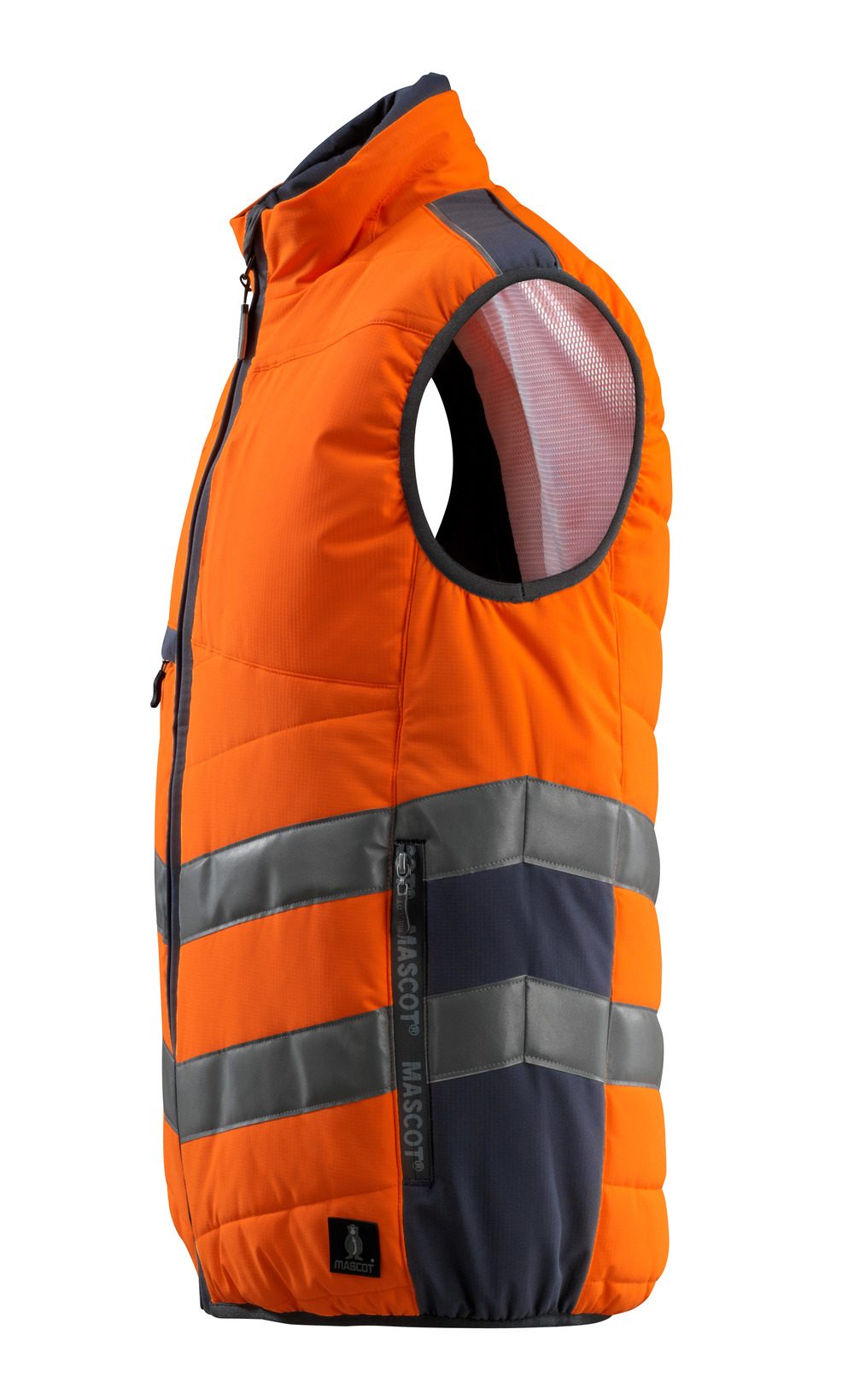 Mascot Grimsby Safe Supreme Warn-Thermoweste – orange/schwarzblau