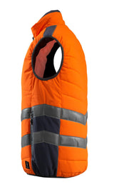 Mascot Grimsby Safe Supreme Warn-Thermoweste – orange/schwarzblau