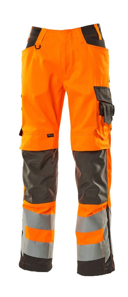 Mascot Kendal Safe Supreme Warnschutz-Hose – orange/dunkelanthrazit