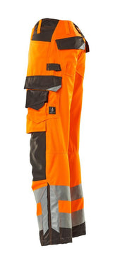 Mascot Kendal Safe Supreme Warnschutz-Hose – orange/dunkelanthrazit