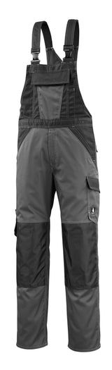 Mascot Leeton Light Latzhose – dunkelanthrazit/schwarz