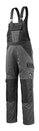 Mascot Leeton Light Latzhose – dunkelanthrazit/schwarz