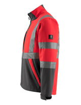 Mascot Kiama Safe Light Warn-Softshelljacke – rot/anthrazit
