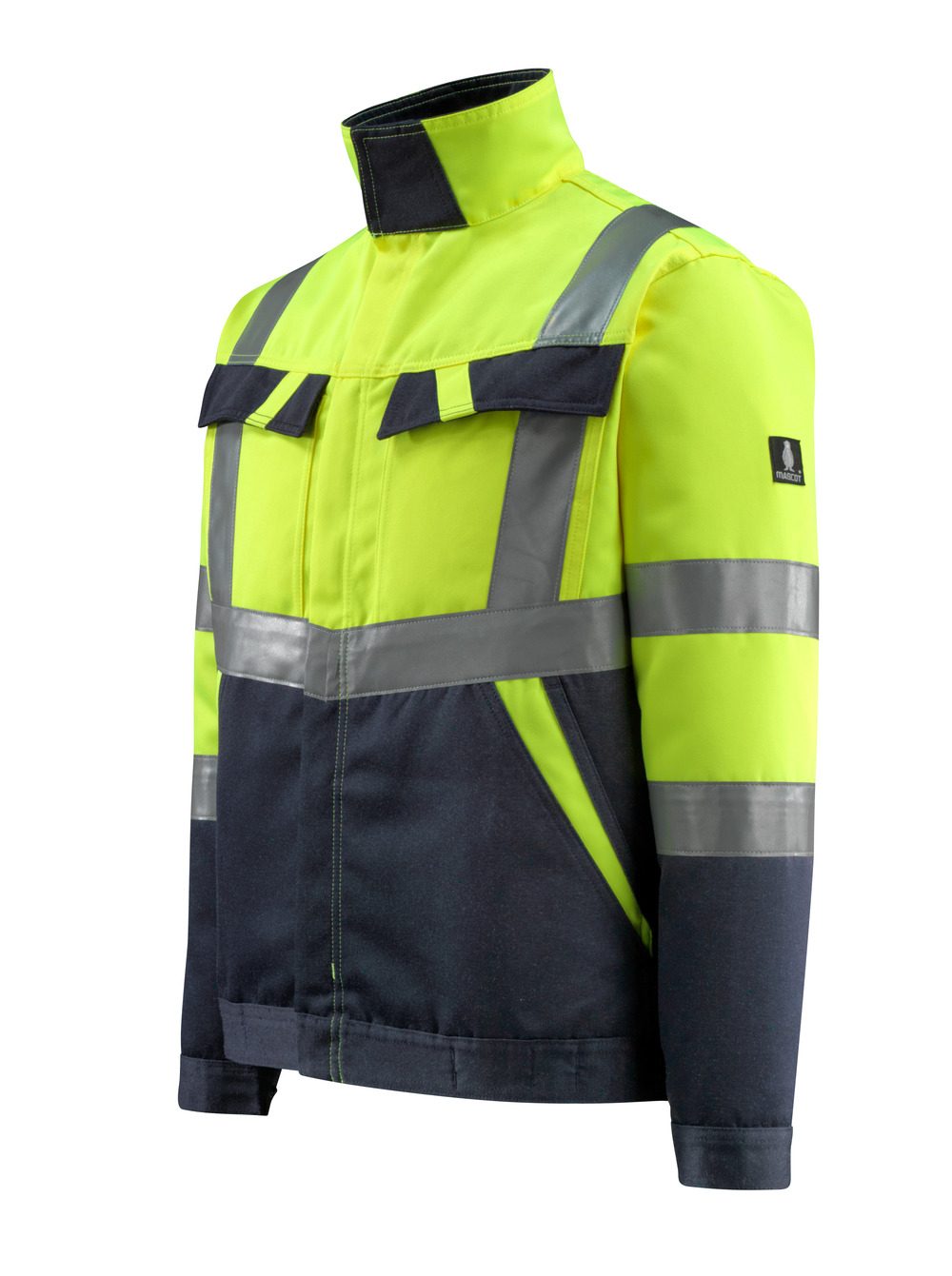 Mascot Forster Safe Light Warnschutzjacke – gelb/schwarzblau