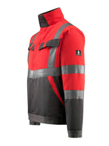 Mascot Forster Safe Light Warnschutzjacke – rot/dunkelanthrazit