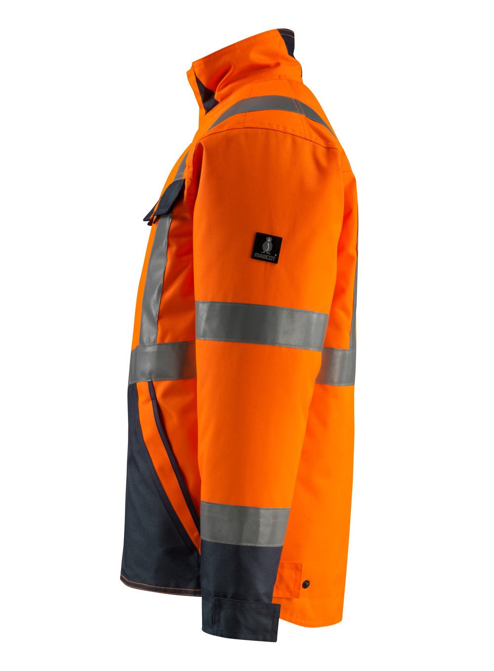 Mascot Penrith Safe Light Warn-Pilotjacke – orange/schwarzblau
