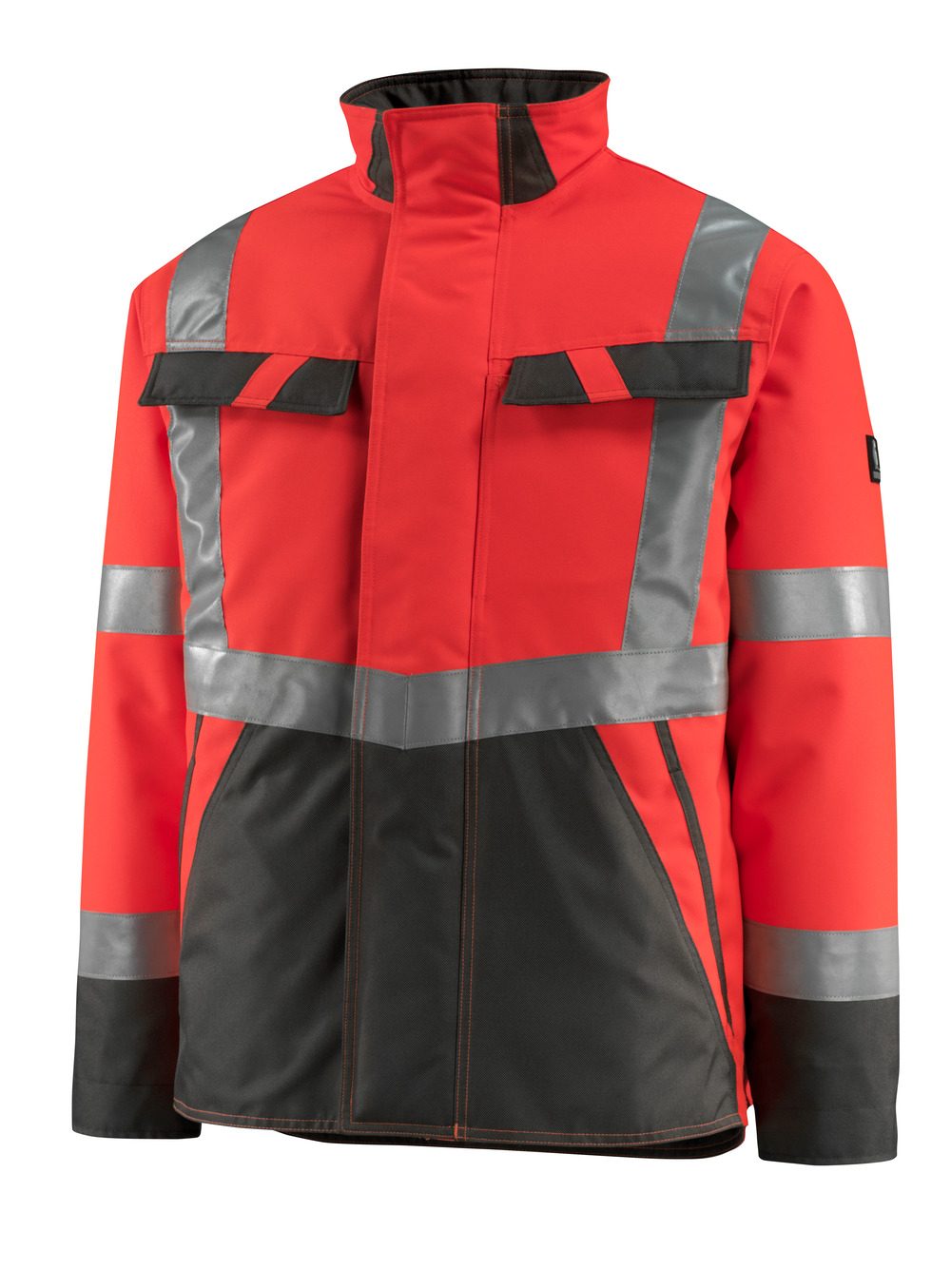 Mascot Penrith Safe Light Warn-Pilotjacke – rot/anthrazit
