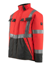 Mascot Penrith Safe Light Warn-Pilotjacke – rot/anthrazit