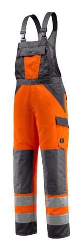Mascot Gosford Safe Light Warnschutz Latzhose – orange/dunkelanthrazit