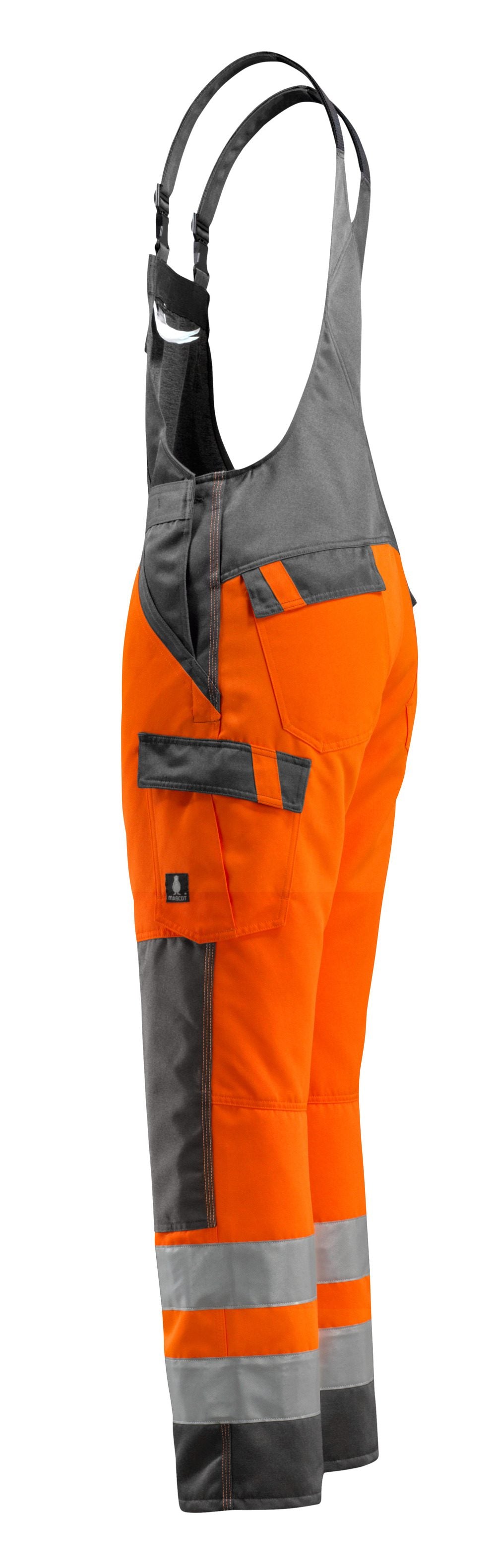 Mascot Gosford Safe Light Warnschutz Latzhose – orange/dunkelanthrazit