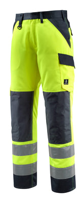 Mascot Maitland Safe Light Warnschutz Hose – gelb/schwarzblau