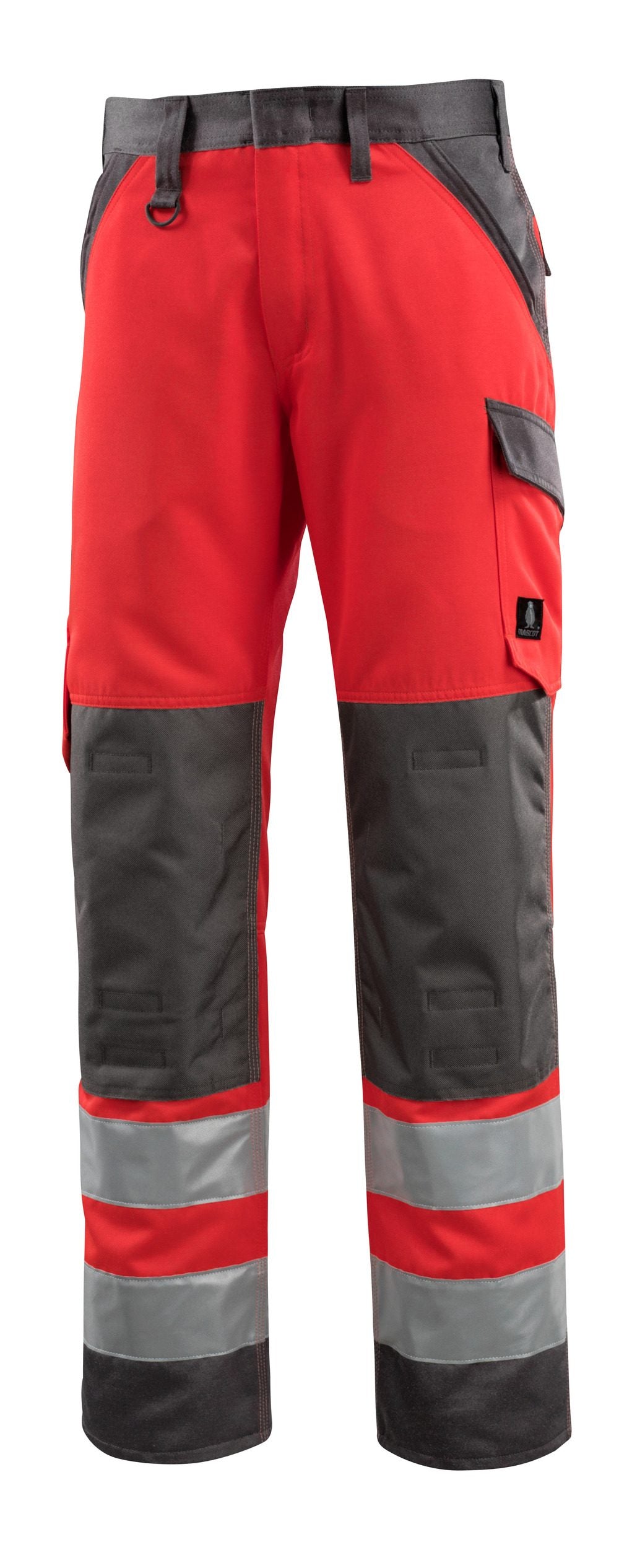 Mascot Maitland Safe Light Warnschutz Hose – rot/dunkelanthrazit