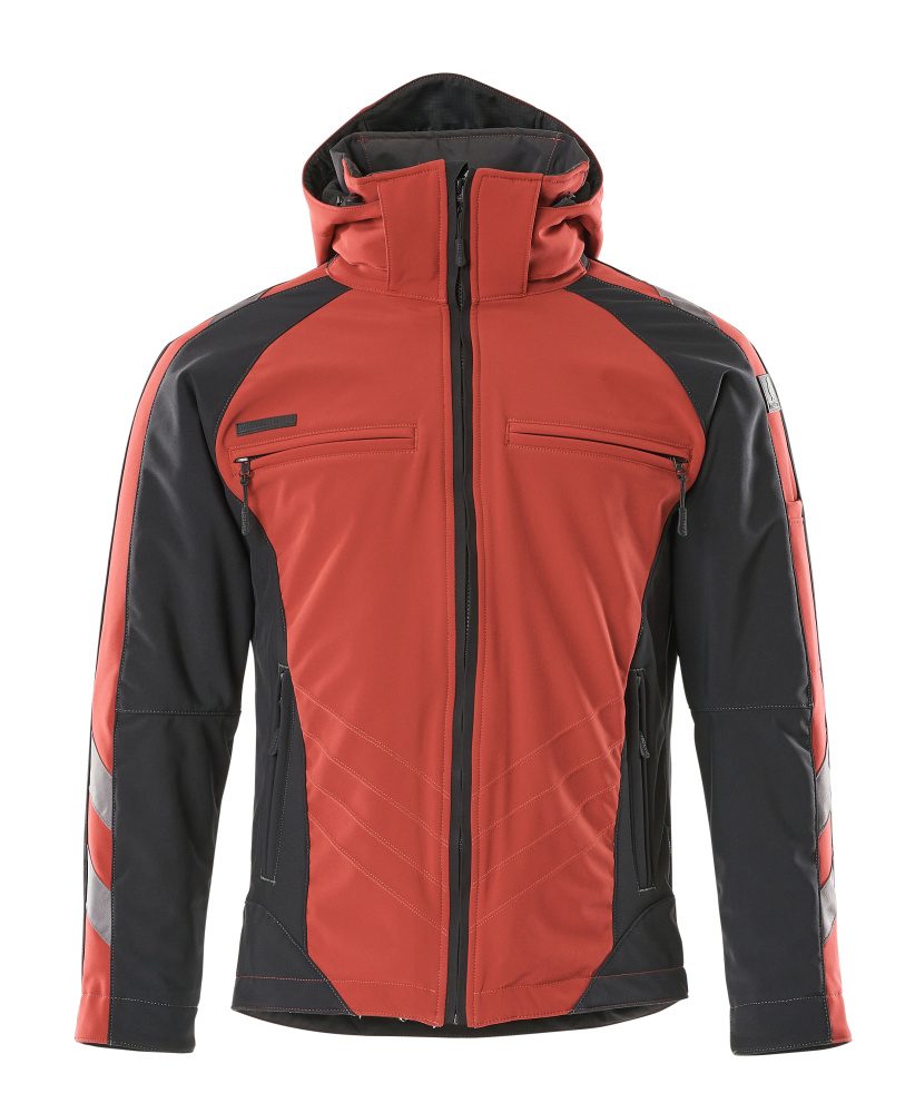 Mascot Darmstadt Unique Softshelljacke – rot/schwarz
