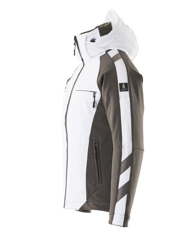 Mascot Darmstadt Unique Softshelljacke – weiß/anthrazit