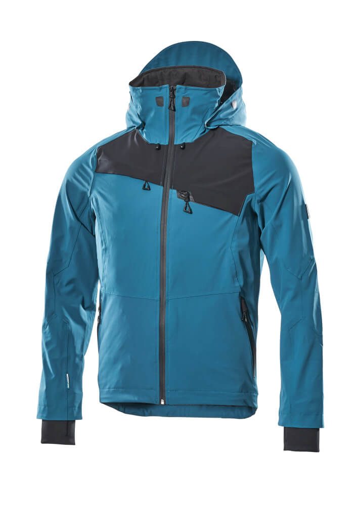 Mascot Advanced Stretch-Regenjacke – petrol
