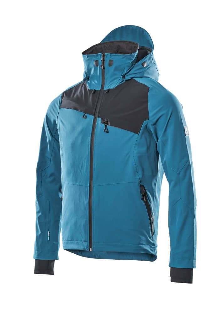 Mascot Advanced Stretch-Regenjacke – petrol