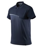 Mascot mit Brusttasche Advanced Poloshirt – schwarzblau