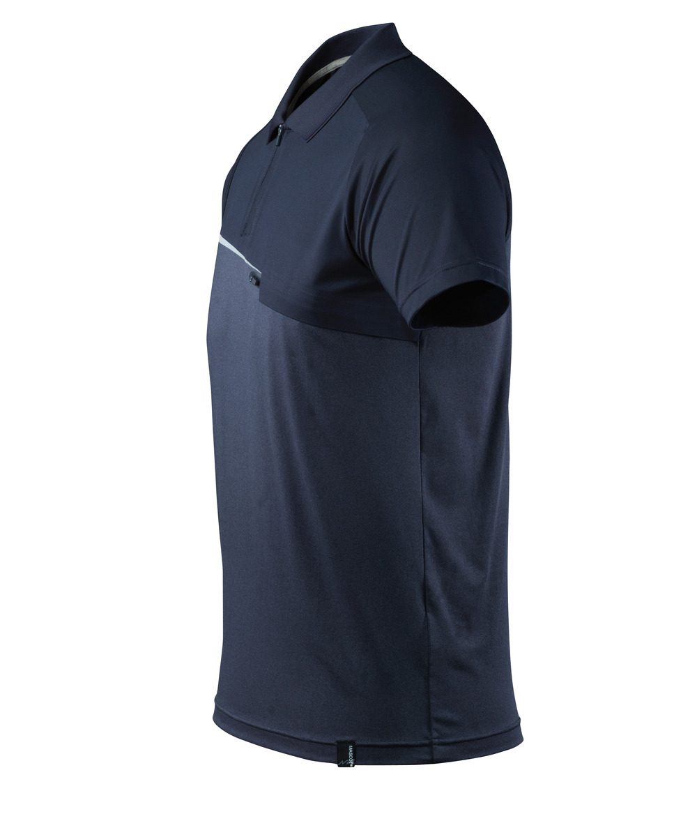 Mascot mit Brusttasche Advanced Poloshirt – schwarzblau