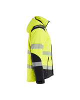 Blåkläder 4400 Blakläd Warnschutz Shoftshell Winterjacke – gelb/schwarz