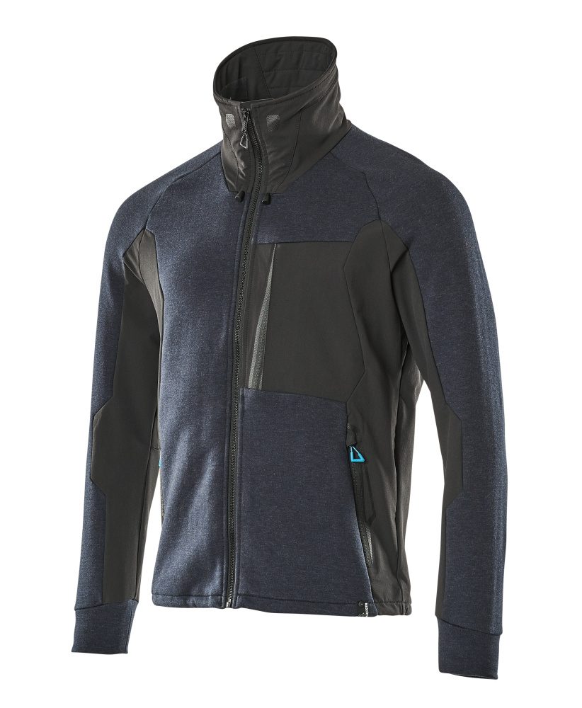 Mascot mit Stehkragen Advanced Sweatjacke – schwarzblau