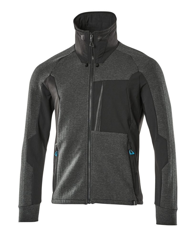 Mascot mit Stehkragen Advanced Sweatjacke – schwarz