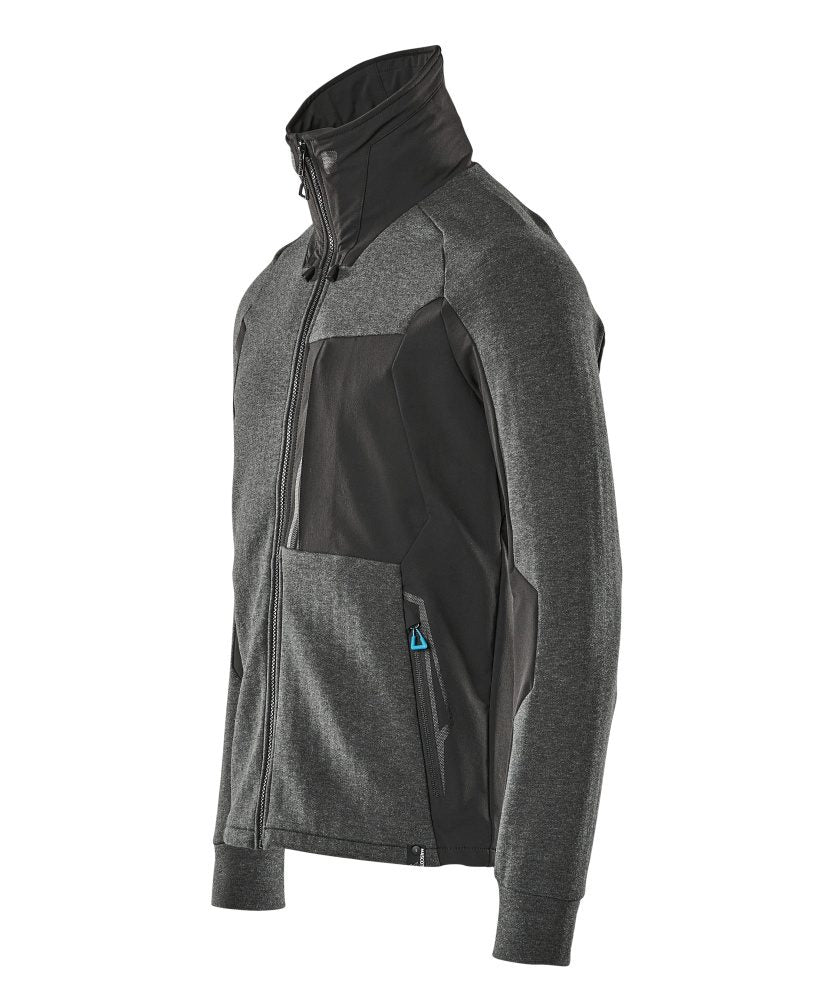 Mascot mit Stehkragen Advanced Sweatjacke – schwarz