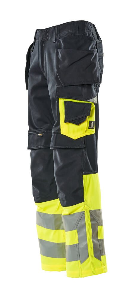 Mascot Safe Supreme Warnschutz Handwerkerhose – schwarzblau/gelb